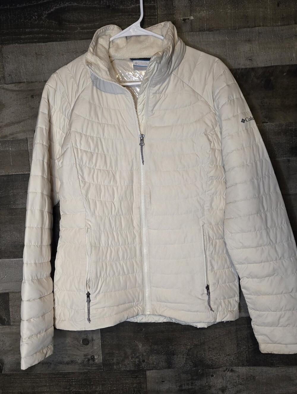 Columbia Women's Ivory Lightweight packable Puffer Jacket